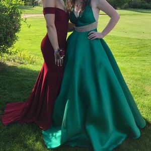 Green prom dress